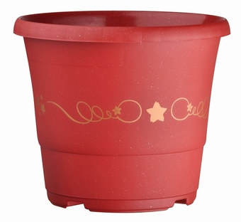 CEPIA ROUGE 186 IMPRIME FETE Personalised Pots