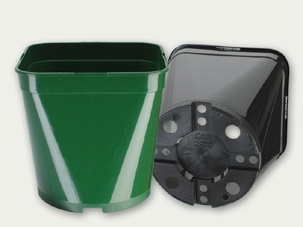 Square Round Pots (Various Sizes) Growers Collection > - Container Pots