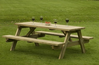 A Frame picnic table - 1400 Length Garden Furniture