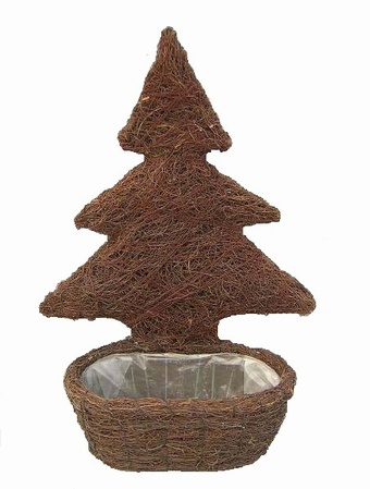 Wicker Christmas Tree Christmas Collection